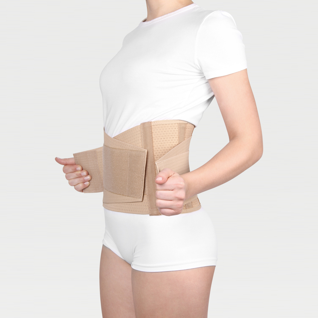 Корсет ортопедический Ecoten ПРР-125, поясничный, полужесткий, пластиковые пластины, высота 25 см фото 4