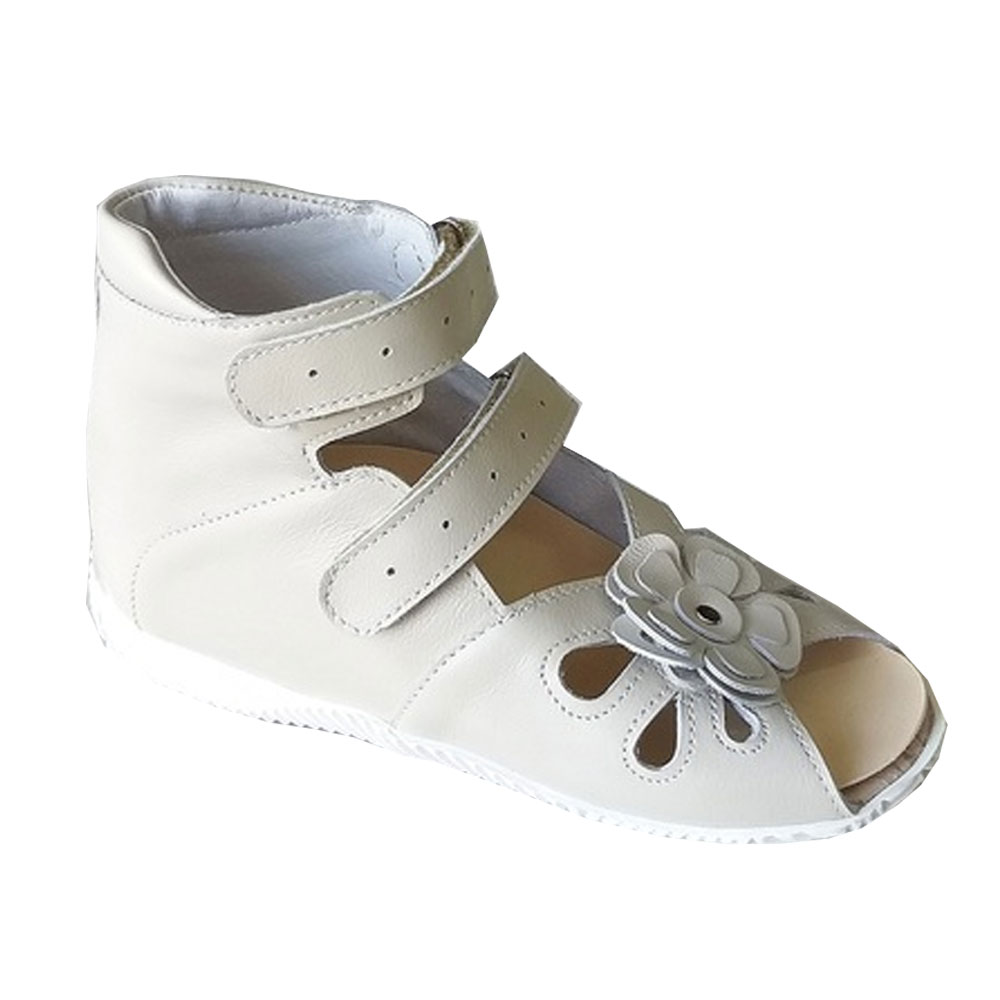 Сандалии ортопедические детские с открытым носом Орфея Б4-153-051-000-1 молочный  фото 1