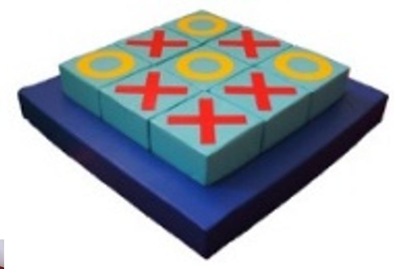 Крестики-нолики 100*100*10, 9 кубиков 20*20 фото 1