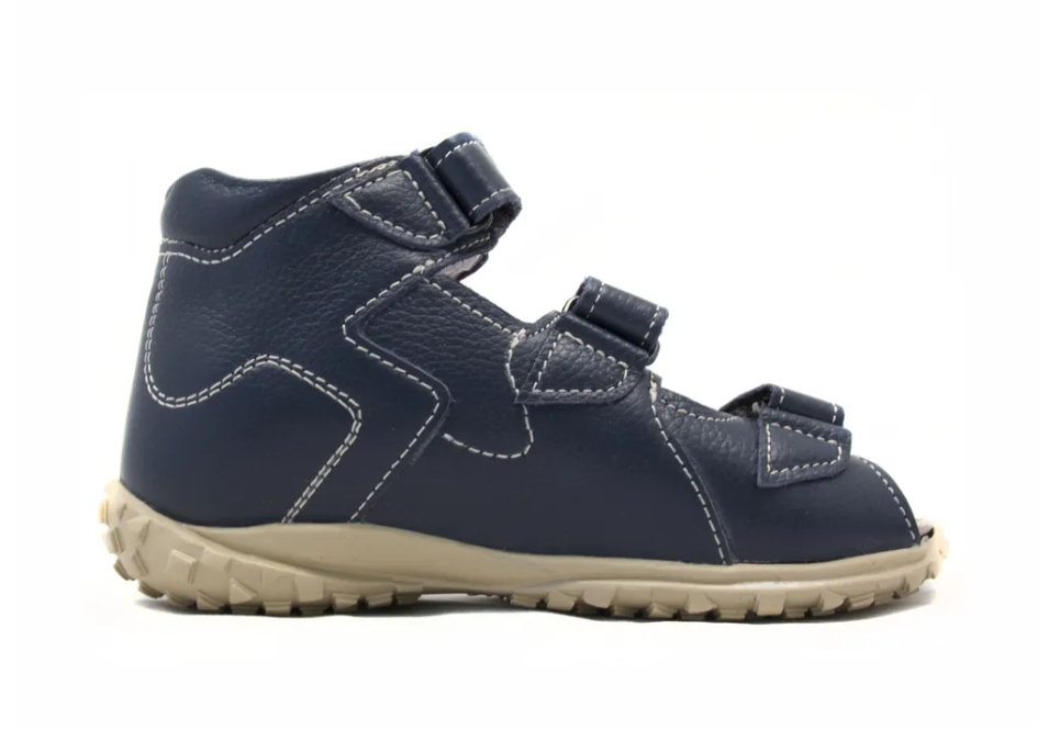 Сандалии  с открытым носом Б4-124-224-000-1 цвет т.синий фото 2