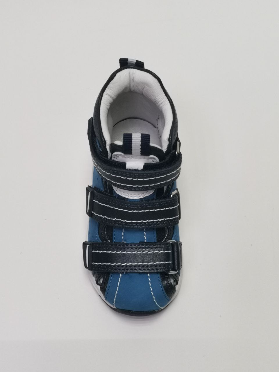 Сандалии ортопедические закрытый нос на мальчика 15-344-1 фото 4