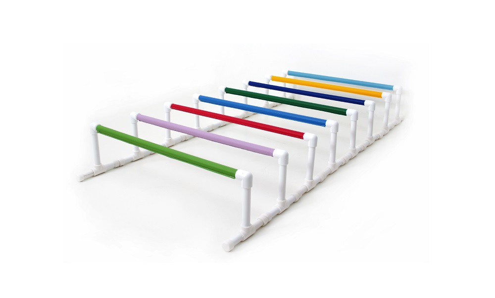 Полоса препятствий, 8 разноцветных прямоугольных дуг, 80*23,5, пластик фото 1