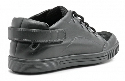 Полуботинки ортопедические подростковые на протез, на аппарат Ортомода 61141-Х-601 с откидным берцем фото 2