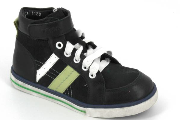 Полуботинки школьные для мальчика ц. синий/белый/лайм 1254(2)-КП-2,12,99,064 фото 1