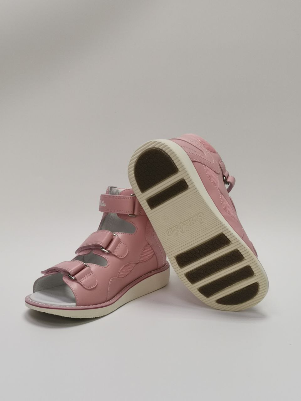 Сандалии ортопедические открытый нос на девочку 15-352М фото 4