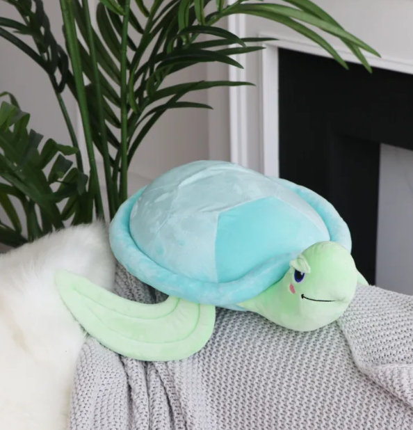 Подушка-игрушка Асветида Thalahsia "Черепаха", анатомическая, с эффектом памяти, 35x25 см фото 4