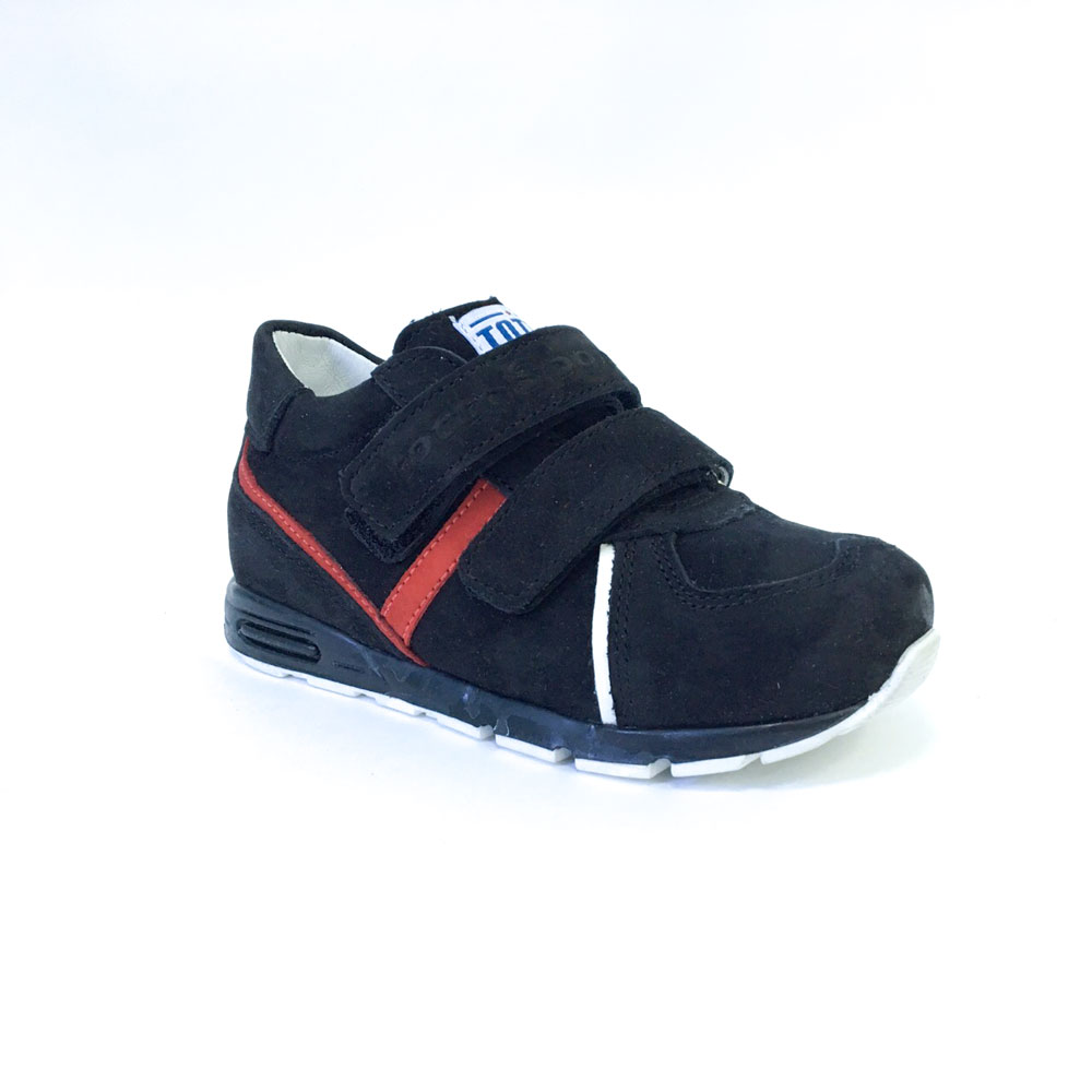 Кроссовки детские черный/белый/красный 2421-КП-001,99,46  фото 1