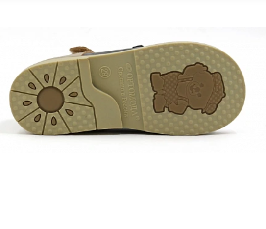 Сандалии ортопедические детские с открытым носом Ортомода 2129-ХМ-004 серые с каблуком Томаса фото 3