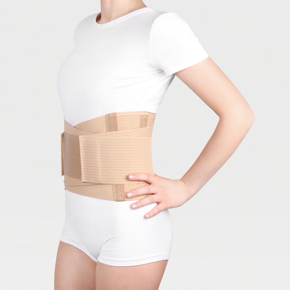 Корсет ортопедический Ecoten ПРР-121, поясничный, полужесткий, пластиковые пластины, высота 21 см фото 5