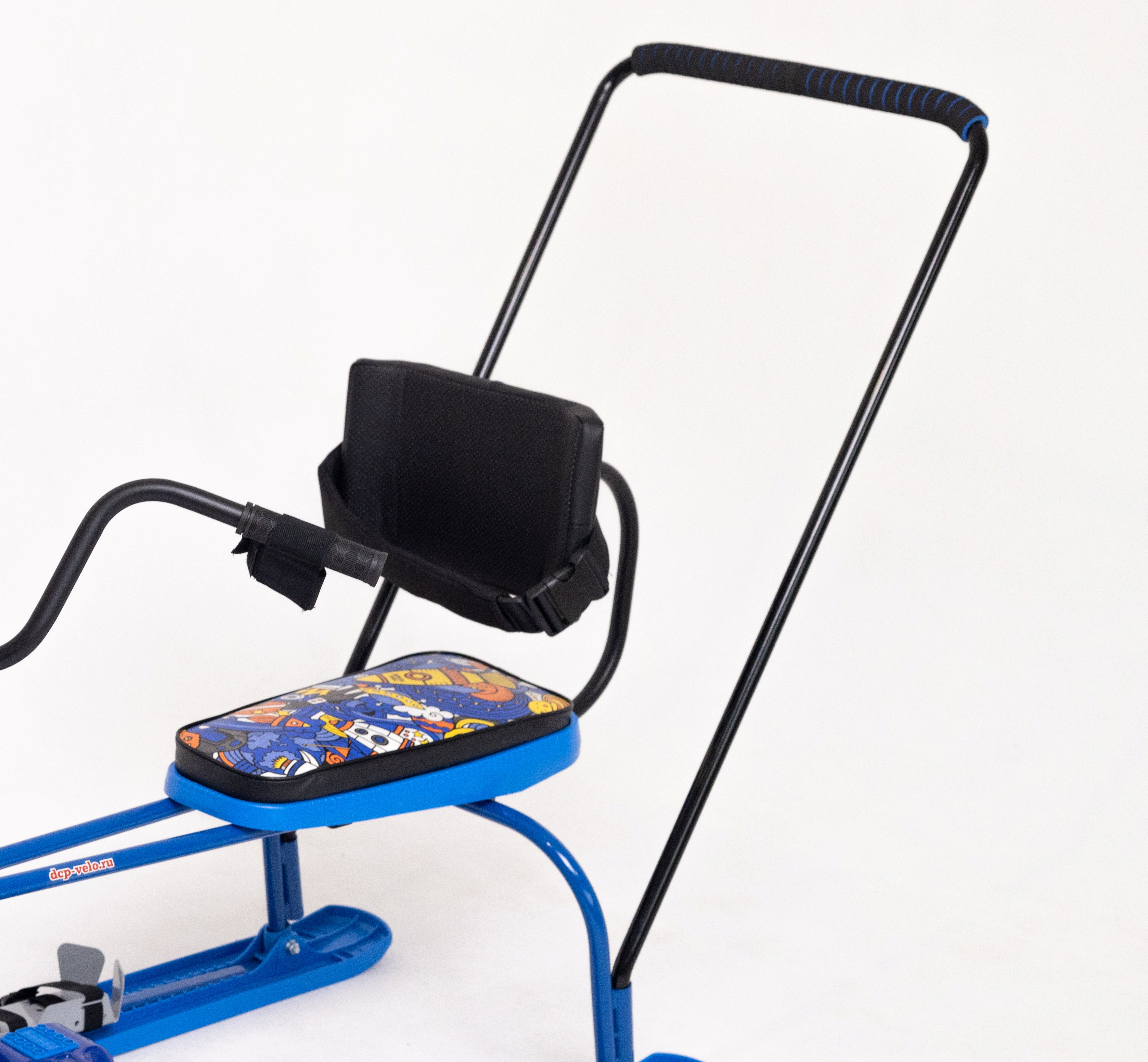 Задняя родительская ручка к снегокату "Лариум " фото 1